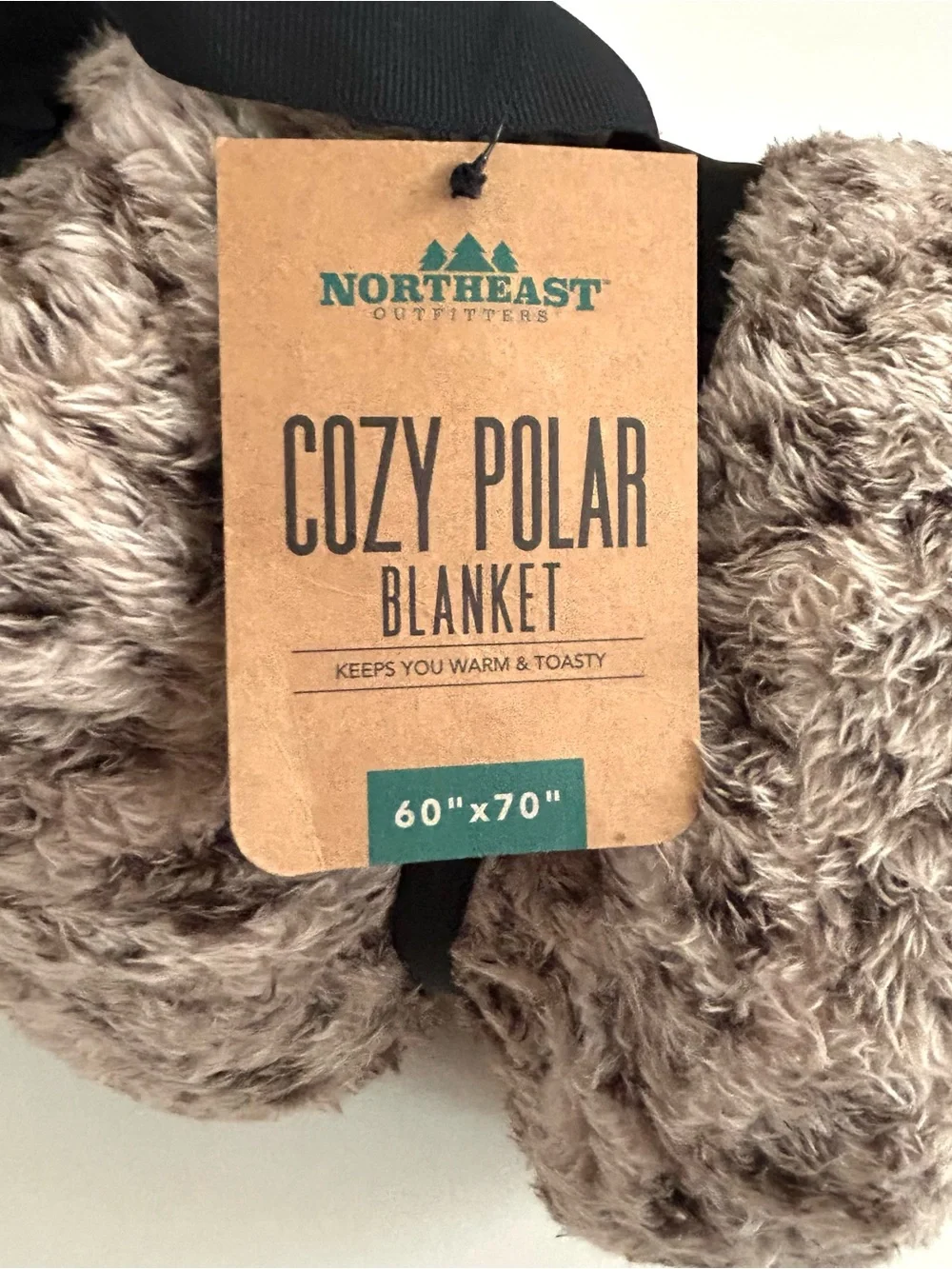 NorthEast Outfitters Cozy Polar Blanket - Spotted Animal Print